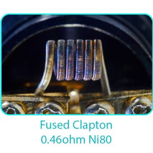 Tesla Handcrafted Coils Fused Clapton 0.46ohm Ni80